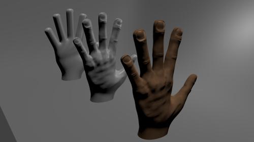 Rigged Hand preview image